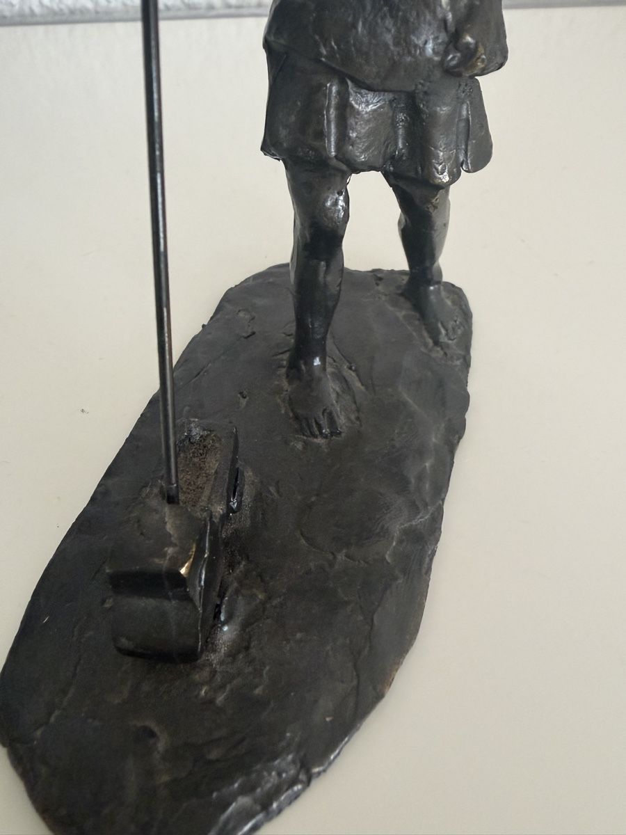Sculture & Statue: Bronze, Kleiner Junge mit Spielzeug, unl, monogrammiert – Usato da Zürich venduto da eileenchen1 4