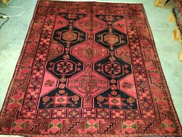 Orientteppich echt handgeknüpft: Kurde 166x190, antik