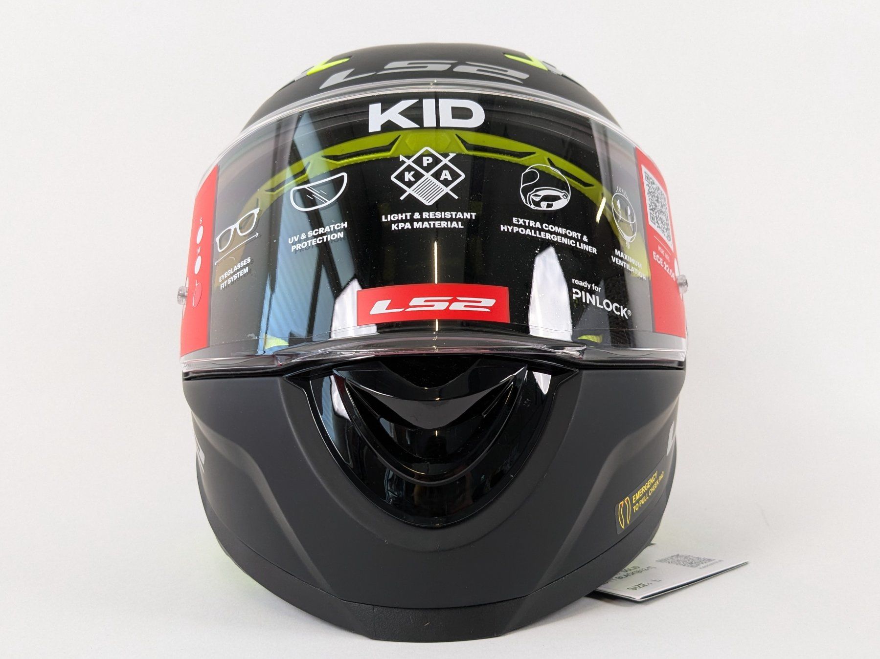 Caschi & visiere: LS2 Motorradhelm FF812 KID Solid Gr. L – Nuovo (secondo la descrizione) da Dintikon venduto da Restwert_Dintikon 1