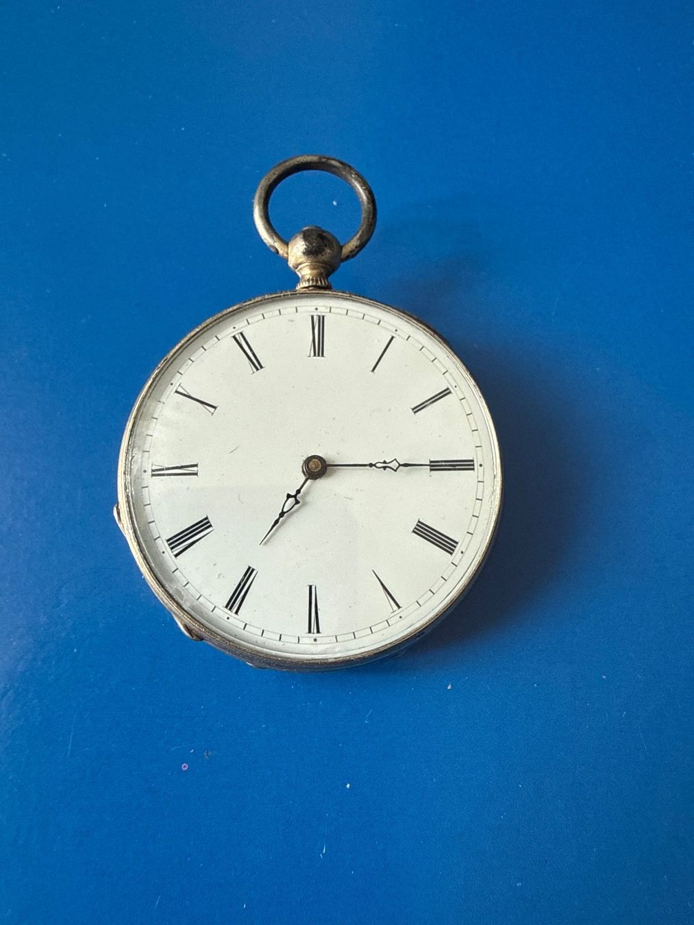 Orologi: Antike Taschenuhr Silber läuft – Usato da Stadel venduto da amigo014