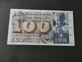 Schweiz 1972, 100 Franken