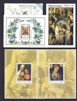 Sierra Leone 5 Weihnachtsblocks postfr**