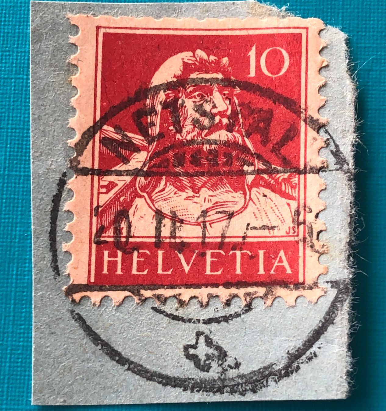 Alle Briefmarken: TELLBRUSTBILD BRIEFMARKEN VOLLGESTEMPELT – Gebraucht aus Aarau von Billa007