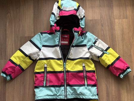 REIMA Tec Skijacke / Winterjacke Gr. 110 bunt