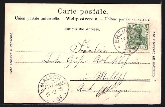 Cartoline postali: Schaffhausen, Städtisches Schulhaus und – Usato da Berlin venduto da bartko-reher 1