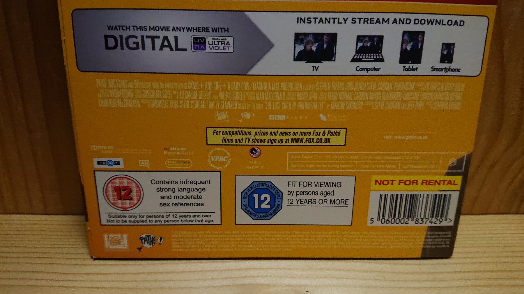 Tutti i DVDs: PHILOMENA Blu-Ray Englische Version mit Judi Dench – Usato da Wilderswil venduto da Exebub 3