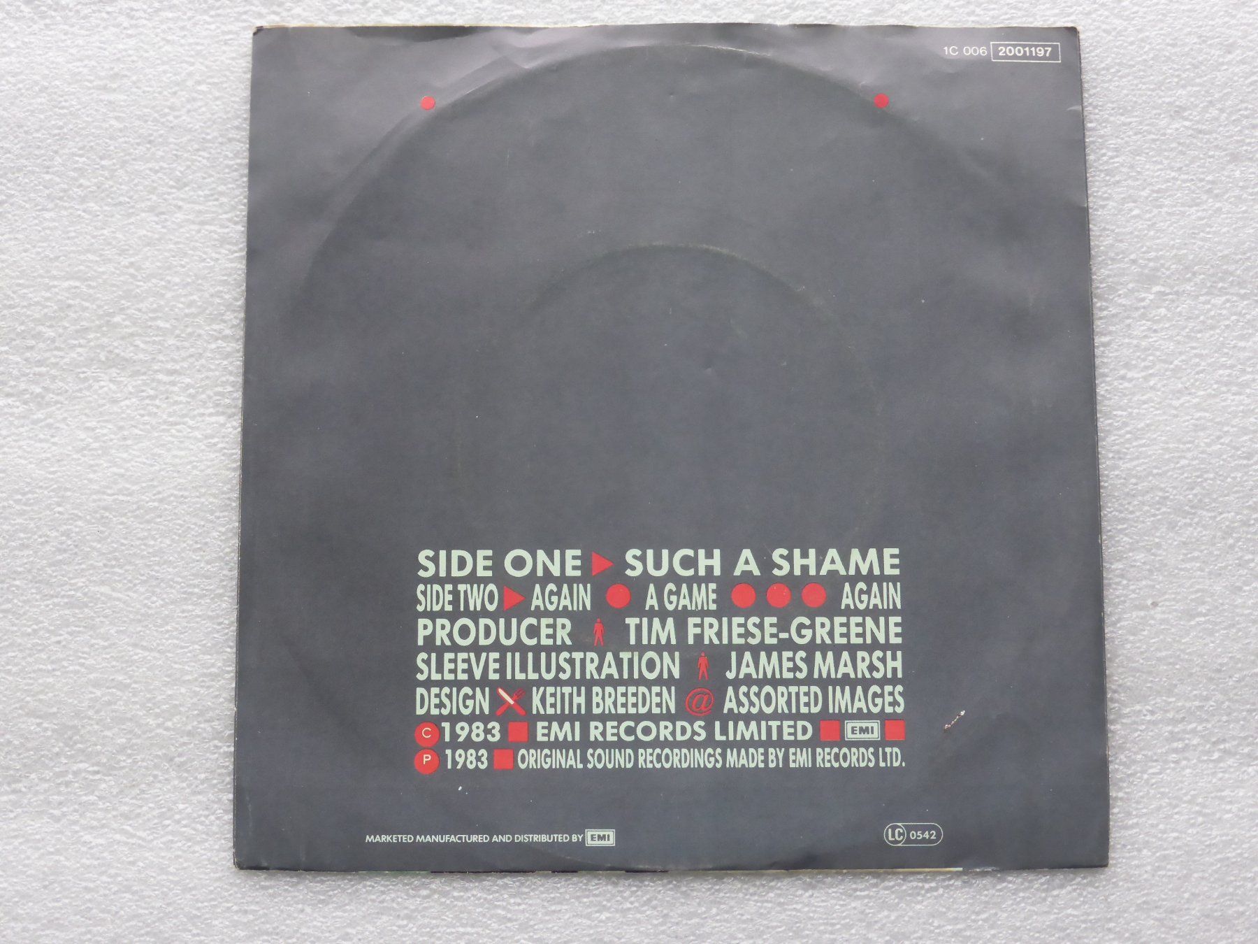 Dischi in vinile: Vinyl Single   TALK TALK – Usato da Küssnacht am Rigi venduto da Mondkinder 3