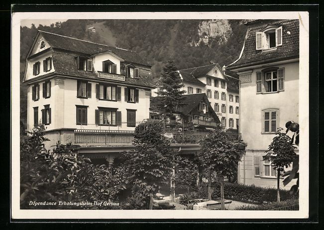 Cartoline postali: AK Gersau, Dépendance Erholungsheim – Usato da Berlin venduto da bartko-reher