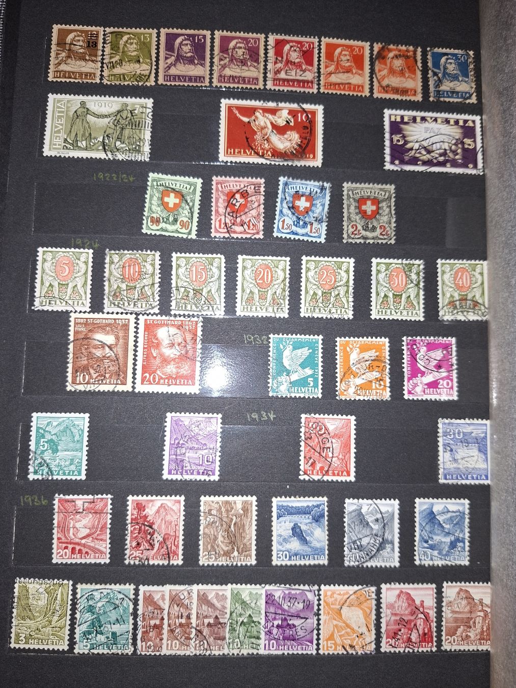 Tutti i francobolli: Briefmarken Werbemarken ab ca 1900 - 1967 – Usato da Balgach venduto da SIMEON27 6