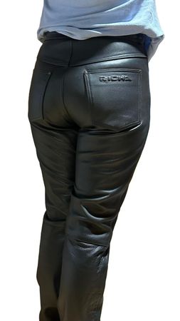 Motorrad-Lederhose Damen / Marke Richa / boot-cut. /Gr.42