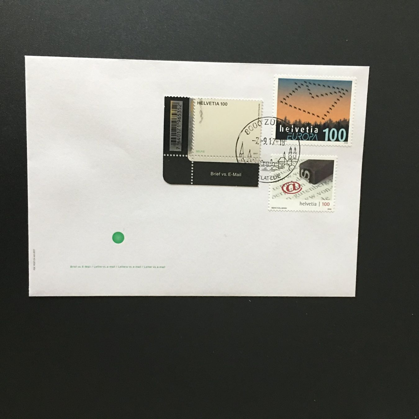 Tutti i francobolli: 2017 Brief vs. E-mail ZN 1641 + 1276 Briefe 1311 Gutenberg – Nuovo (secondo la descrizione) da Niederrohrdorf venduto da leni29