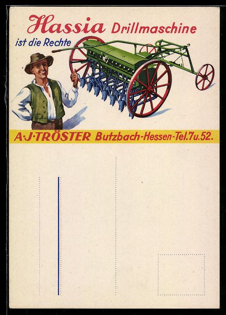 Cartoline postali: Butzbach /Hessen, A. J. Tröster, Hassia – Usato da Berlin venduto da bartko-reher