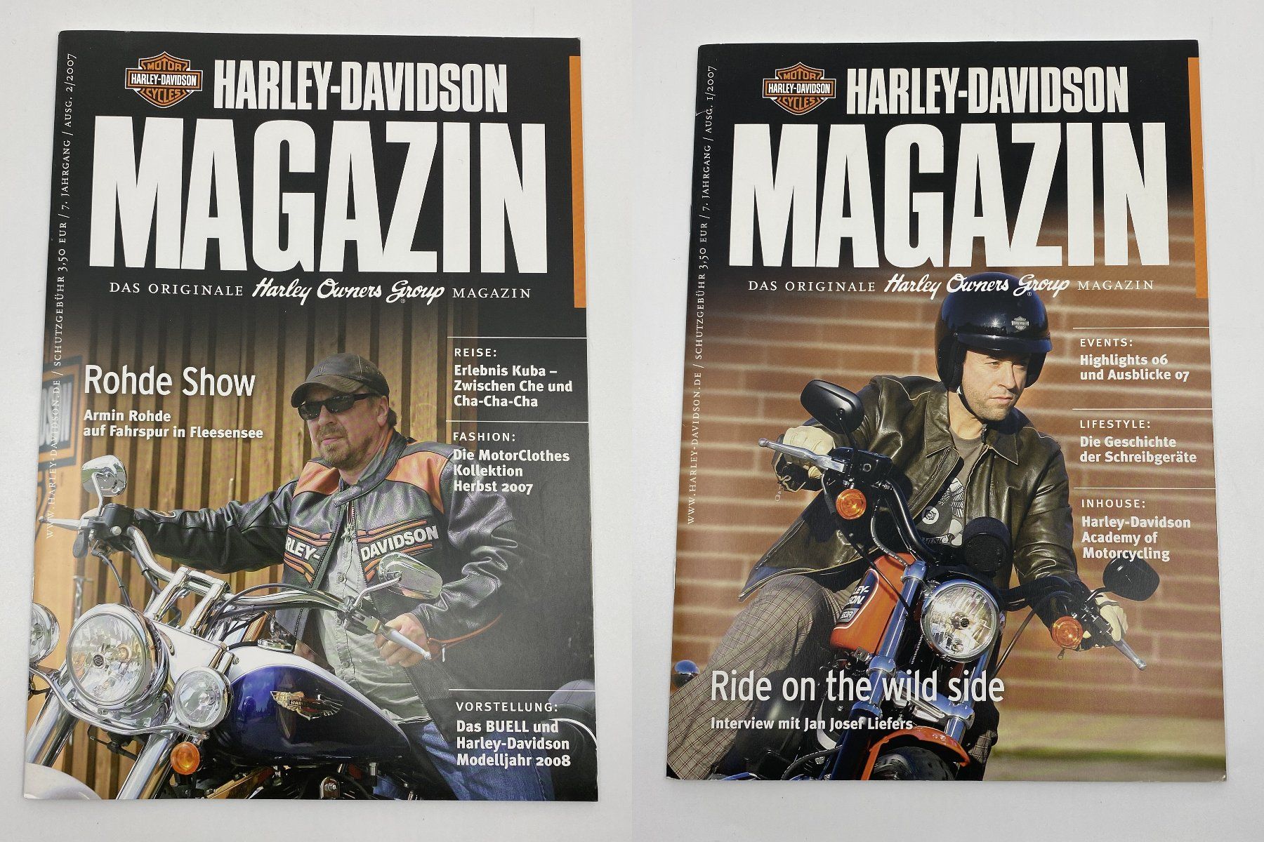 Riviste & Magazine: 10 Harley Owners Group Magazine 2003 - 2007 – Nuovo (secondo la descrizione) da Langwiesen venduto da Restposten-24 1