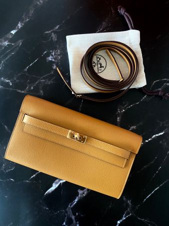 Hermès - KELLY TO GO / Caramel / Gold hardware