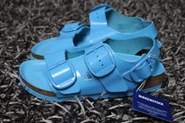 Birkenstock, Milano Big Buckle, Gr. 36, Natur Leder, NEU