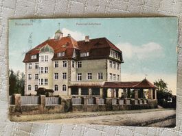 Alte PK / Romanshorn - Pestalozzi Schulhaus Gelaufen 1914