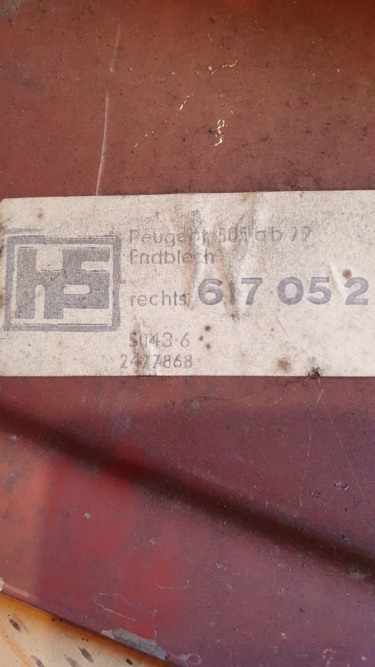 Kit di modellismo & Modellini statici: Peugeot 505 ab 79 Endblech – Nuovo (secondo la descrizione) da Brenzikofen venduto da gem_hrf2 2
