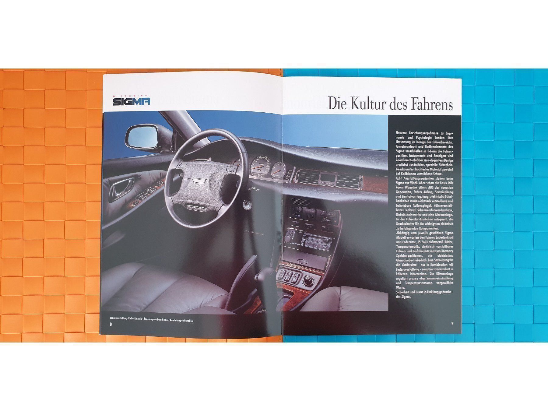 Zeitschriften & Magazine: MITSUBISHI SIGMA V6 - Prospekt / Katalog – Neu (gemäss Beschreibung) aus Viganello von CARLiteratur 3