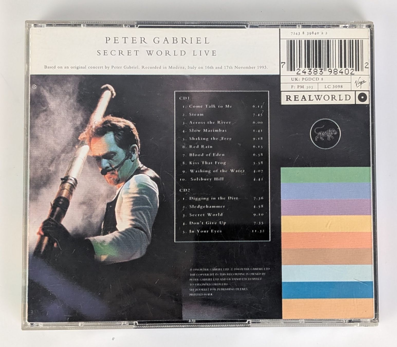 CD: Peter Gabriel - Secret World Live (2CD) - Top – Usato da Zürich venduto da 1.Simon 1