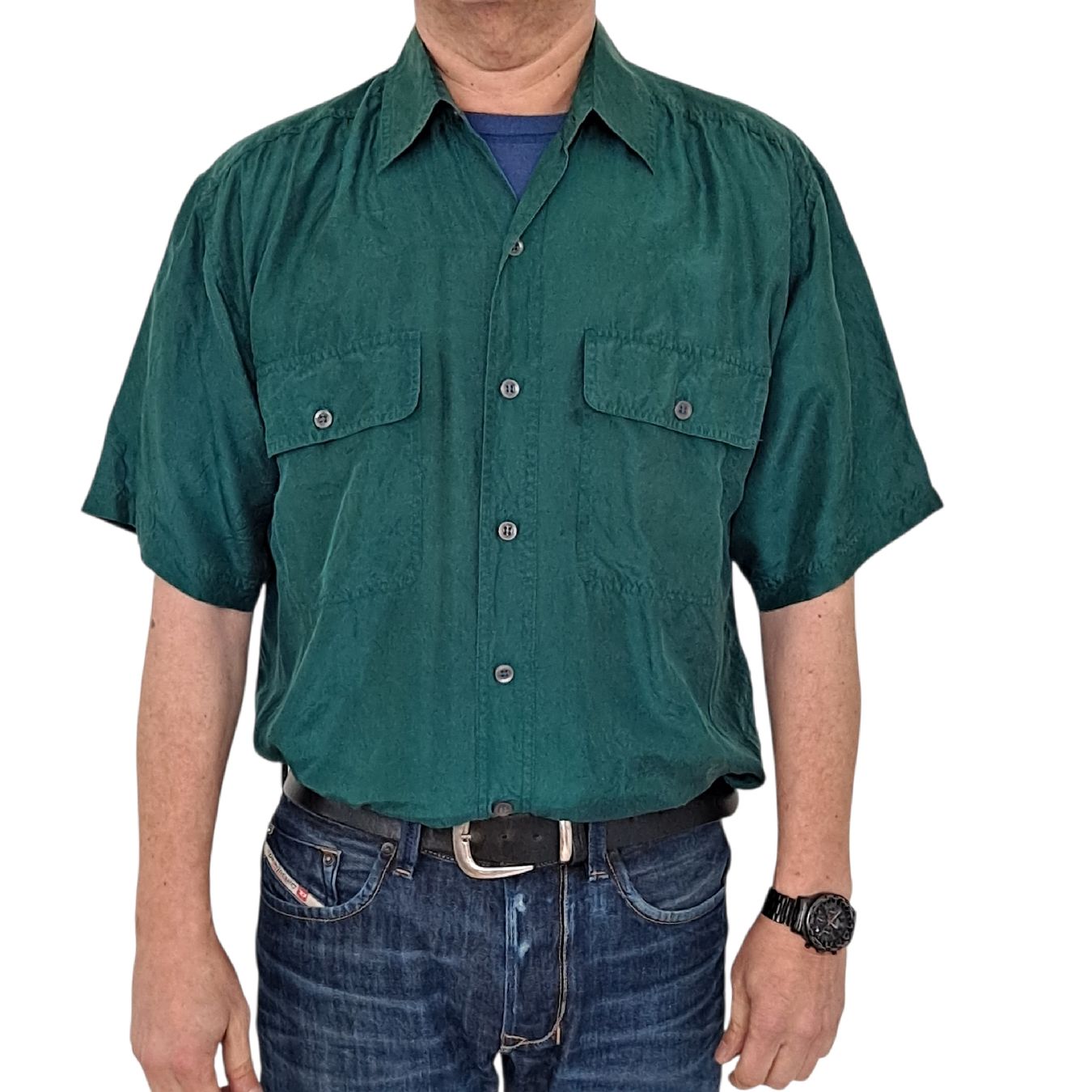 Camicie: Spirit Seidenhemd Gr. S  100% Seide – Usato da Liestal venduto da Mas-Y-Mas