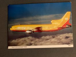 Lockheed L1011 TriStar Postkarte - Court Line, Rarität!
