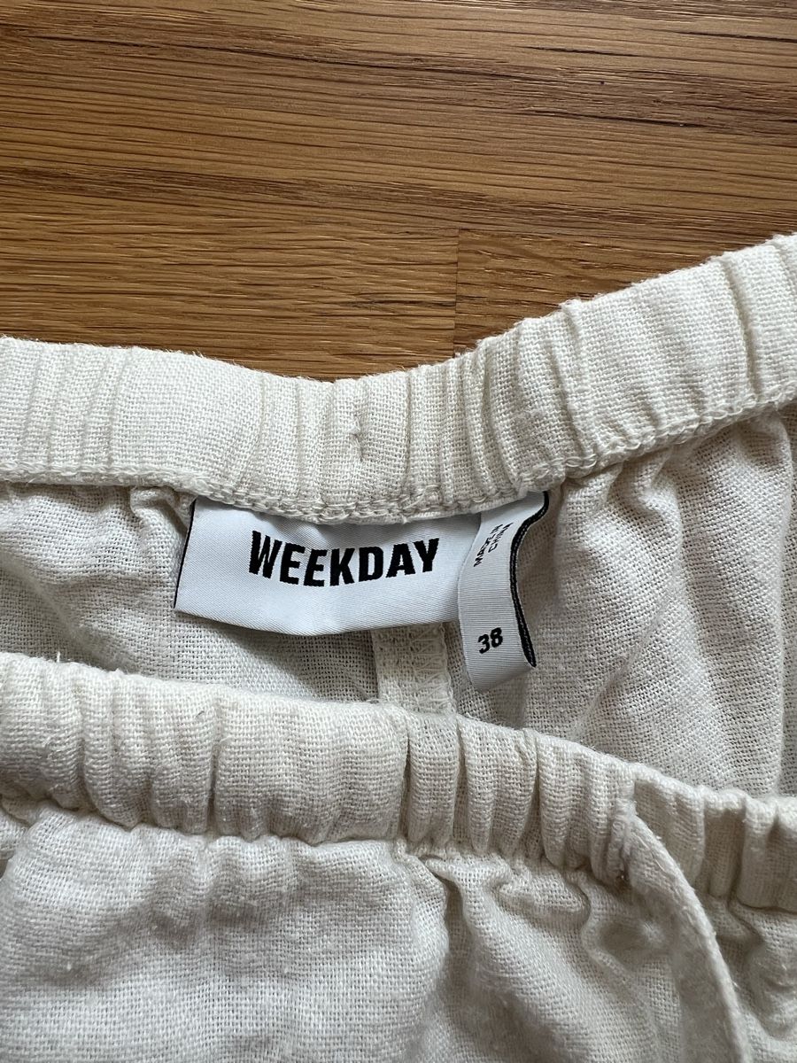 Weekday Pantaloni: Weekday Leinenhose – Nuovo (secondo la descrizione) da Bern venduto da lea_wf9x 3