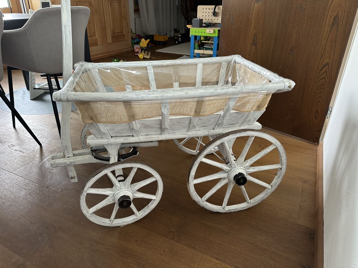 Toutes les décorations: Antiker Holzleiterwagen – D'occasion à Beinwil am See par Celinelaf 2