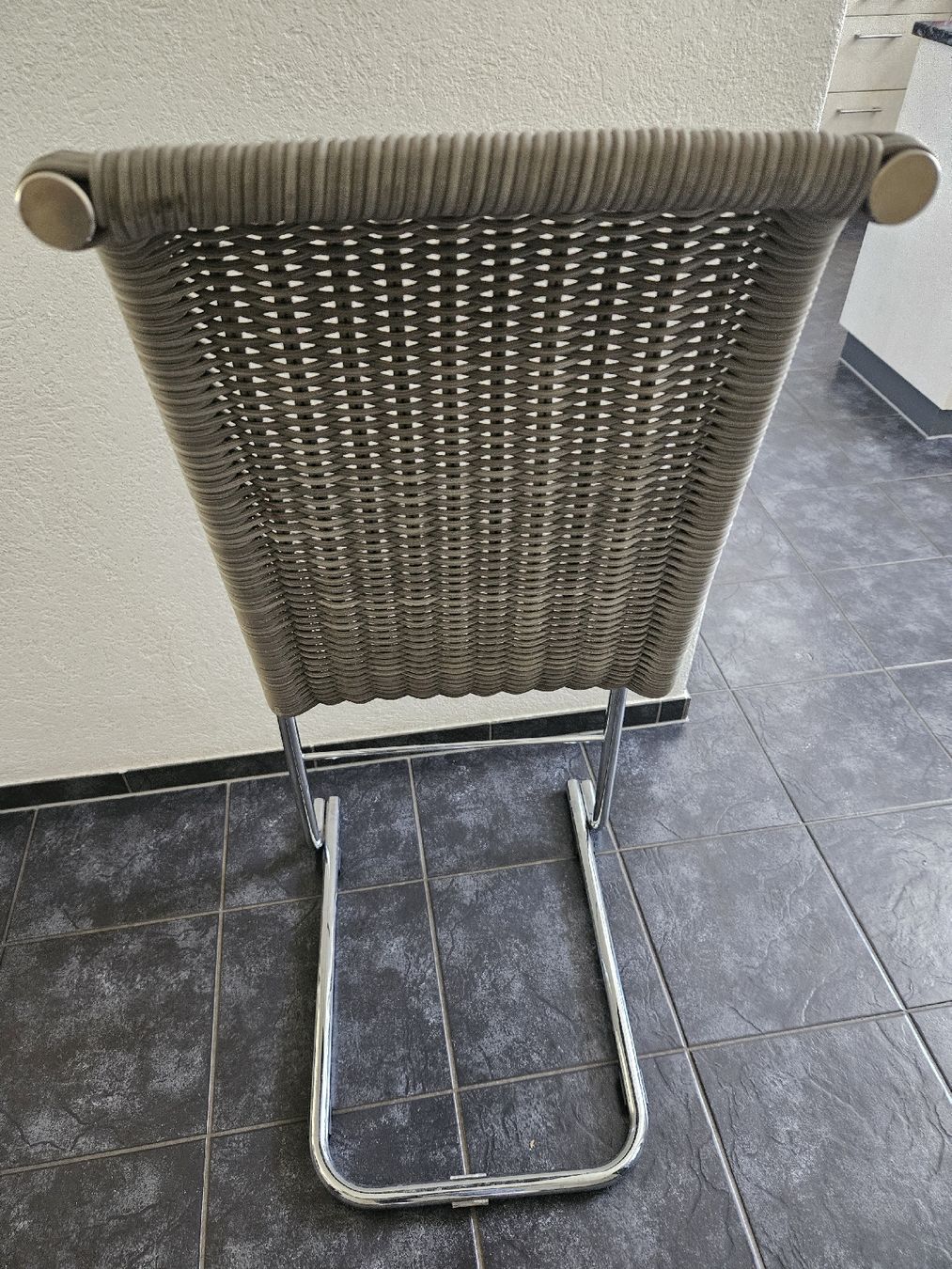 Seggioloni: Moderner Tecta Barhocker/Stuhl mit Rattan-Geflecht – Usato da Bern venduto da bojereep 2