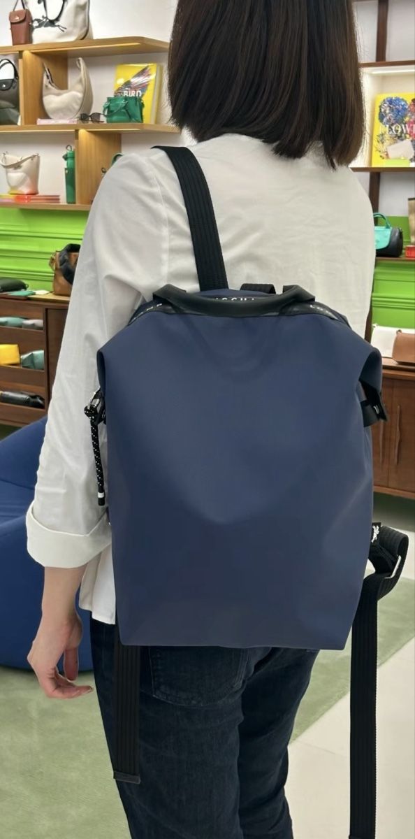 Zaini: Longchamp Le Pliage Rucksack dunkelblau – Nuovo e nell'imballaggio originale da Wattwil venduto da SchweizIT 6
