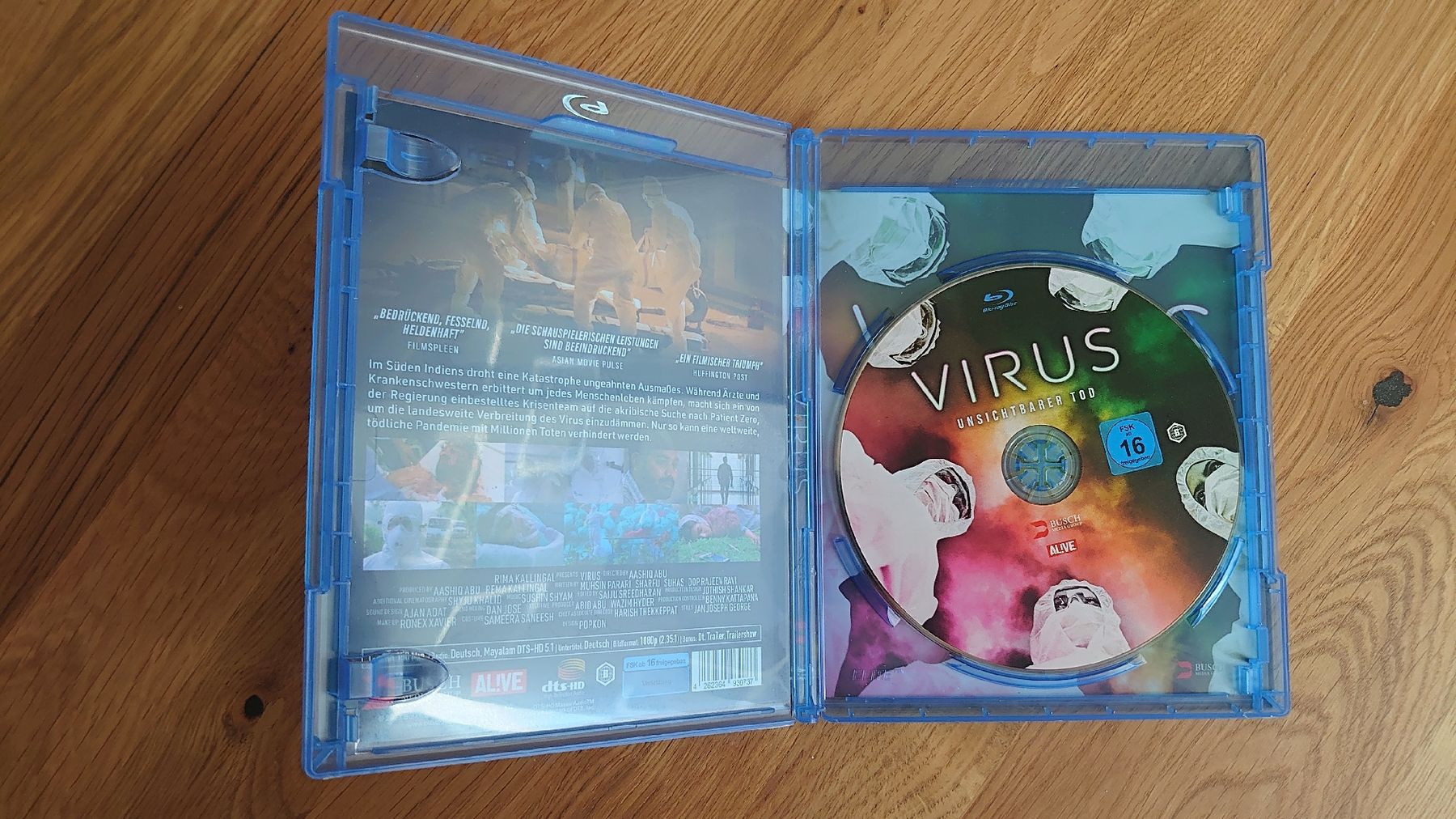 Tutti i DVDs: VIRUS - Unsichtbarer Tod – Usato da Pfäffikon SZ venduto da Wild0 2
