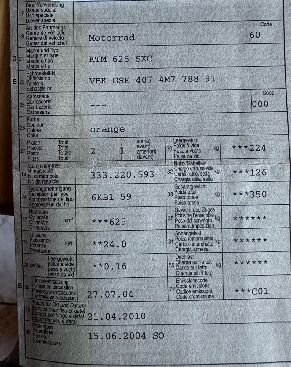 KTM Strasse: KTM 625 SXC LC4 – Gebraucht aus Rueras von ramsi1986 7