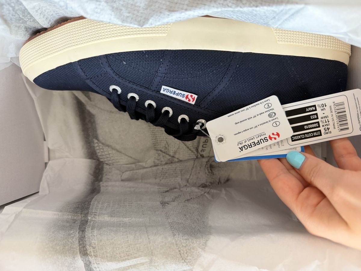 Superga Scarpe da uomo: Superga 2750 COTU CLASSIC Navy Grösse 45 neu – Nuovo e nell'imballaggio originale da Männedorf venduto da tar_8wtz 4