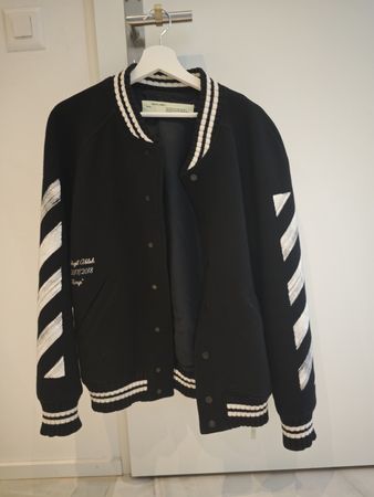 Off-White Virgil Abloh «Seeing Things» Varsity Jacket (rar)