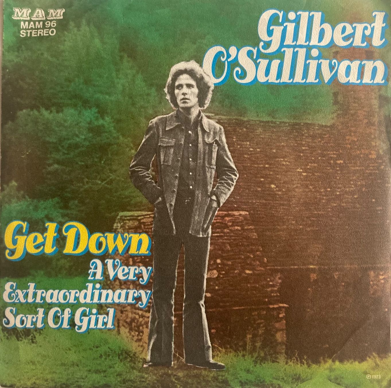 Dischi in vinile: GILBERT O'SULLIVAN - GET DOWN – Usato da Poliez-Pittet venduto da Newtown-Records 1