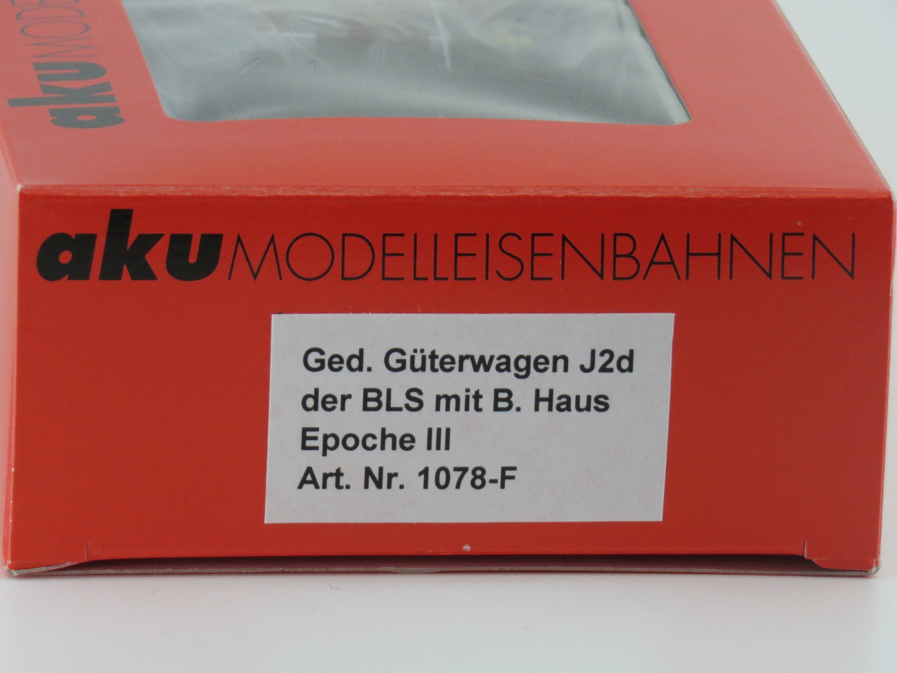 Aku Modellini di ferrovie: Ged. Güterwagen BLS mit Bremserhaus – Nuovo e nell'imballaggio originale da untersiggenthal venduto da Ssasdfghjkl 3