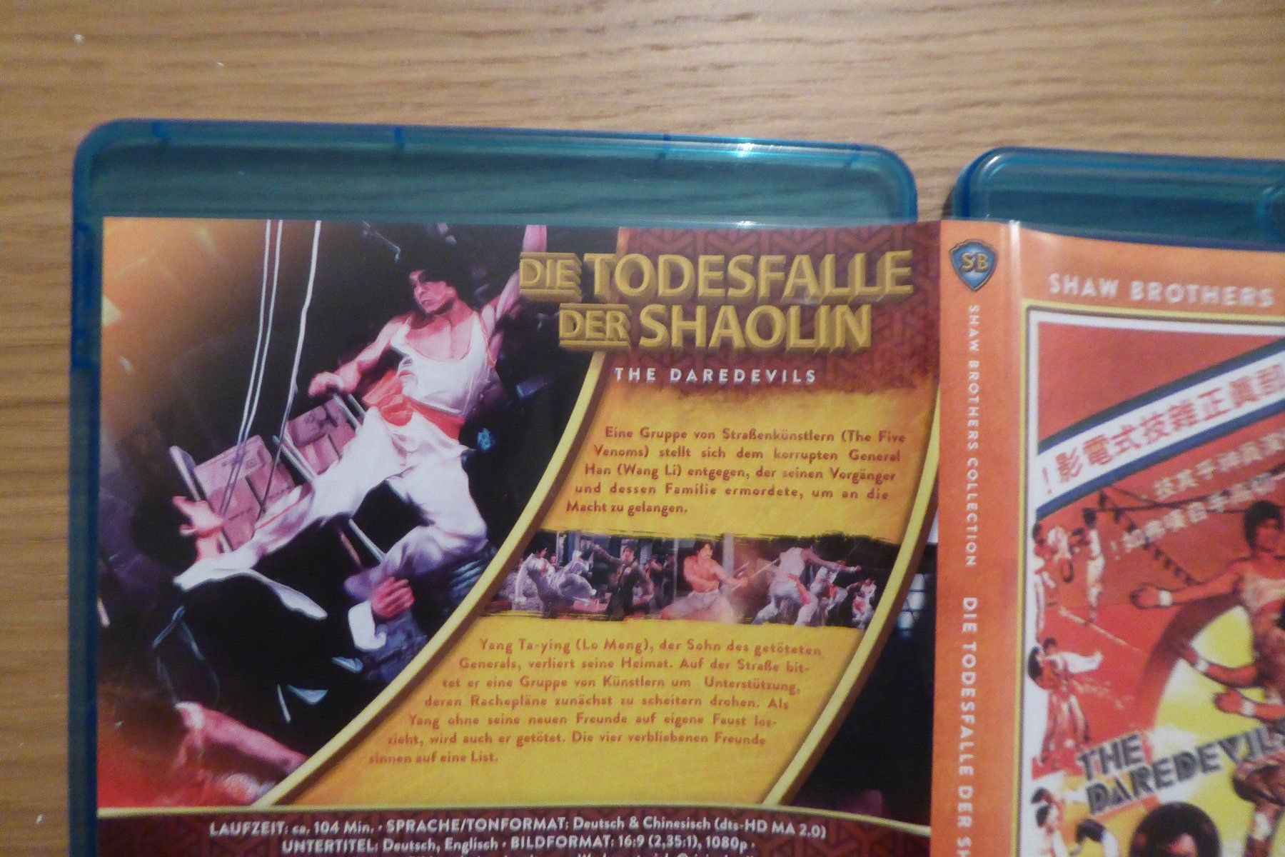 Tutti i DVDs: Bluray Die Todesfalle der Shaolin – Usato da Allschwil venduto da Summelsarium 1
