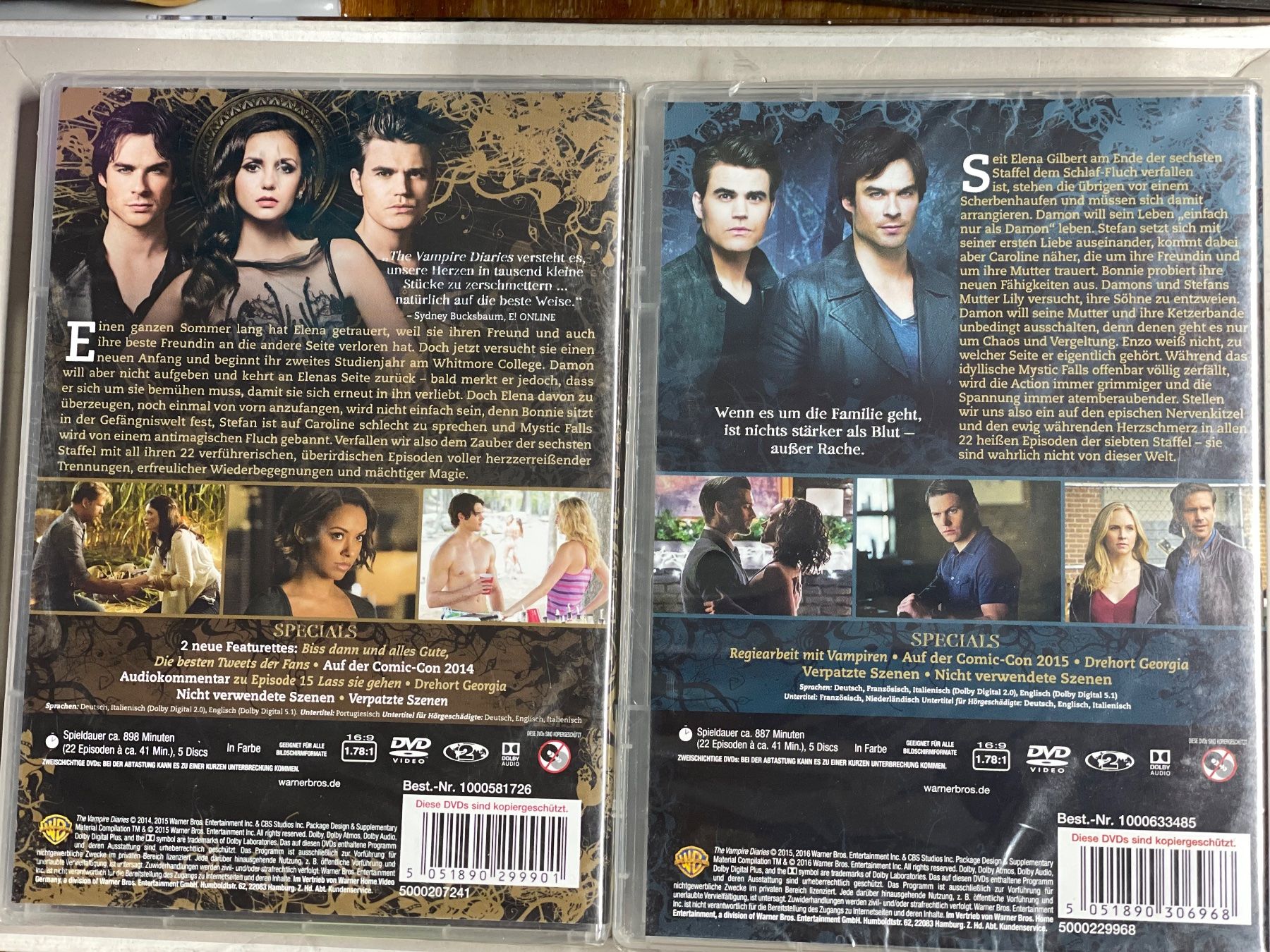Tutti i DVDs: The Vampire Diaries  6 + 7 (Fabrikneu) – Nuovo e nell'imballaggio originale da Muri b. Bern venduto da AdidasCollector 1