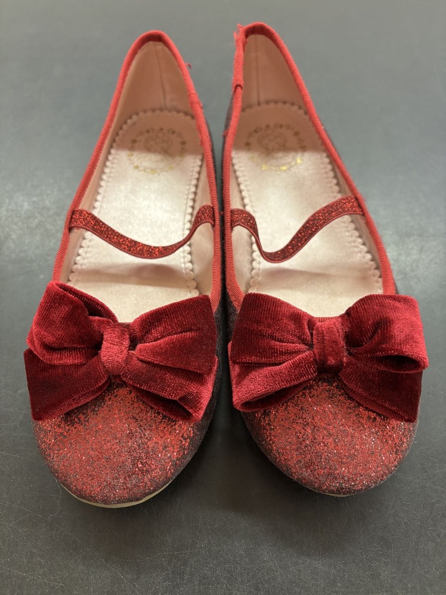 H&M Scarpe per ragazze: Glitzer Ballerinas rot, Grösse 33 – Usato da Büren an der Aare venduto da Nikito2001 3