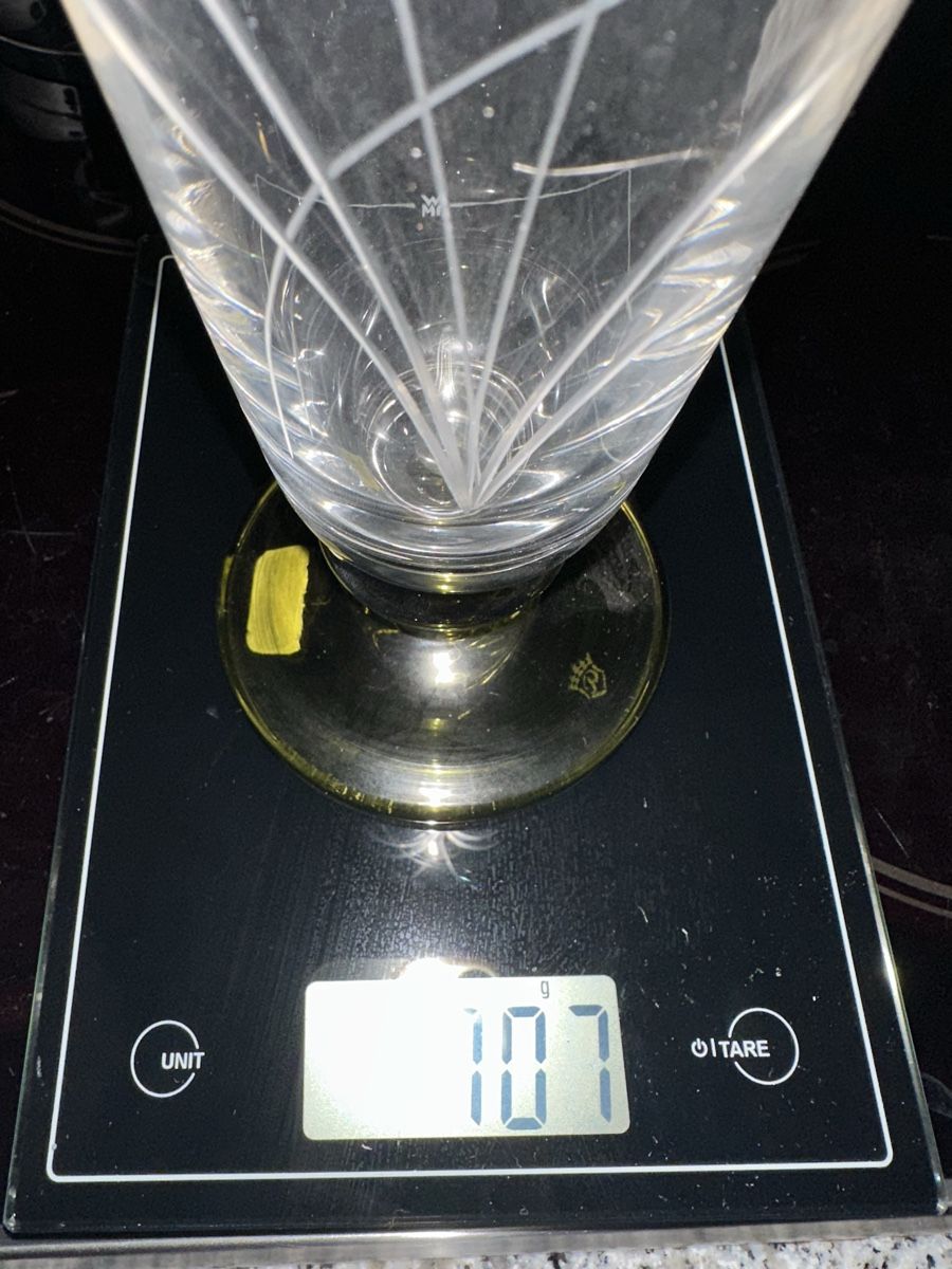 Bicchieri: Exquisites Glas mit Ährenmuster, 800 ml - Herbstdeko! – Nuovo (secondo la descrizione) da Zürich venduto da mhm_6rhw 4