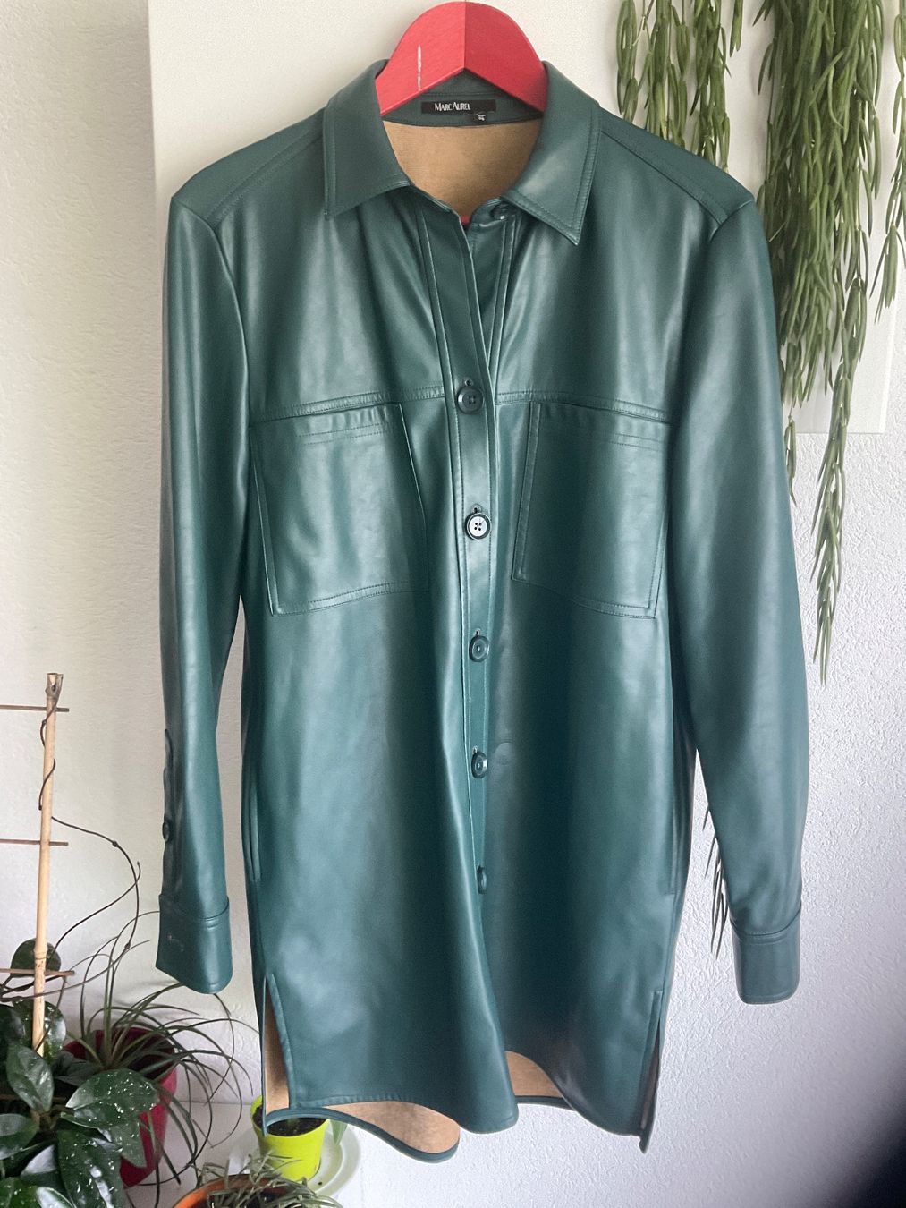 Giacche: MARC AUREL Hemd Kunstleder Grösse 36 Kunstlederblazer – Usato da biberist venduto da antoniaf01