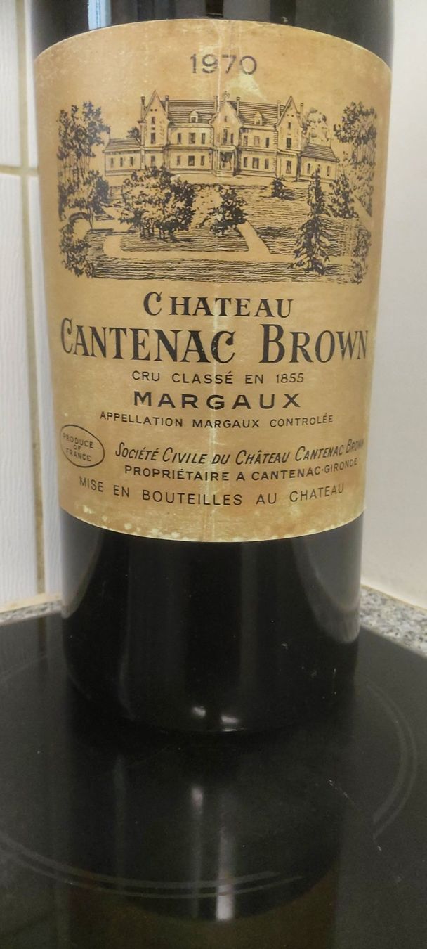 Wein: Chateau Cantenac-Brown 1970     500 cl. – Neu (gemäss Beschreibung) aus Grenchen von poggione 1
