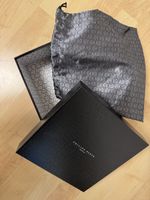Schuhbox Philipp Plein schwarz Kroko-Optik mit Staubbeutel