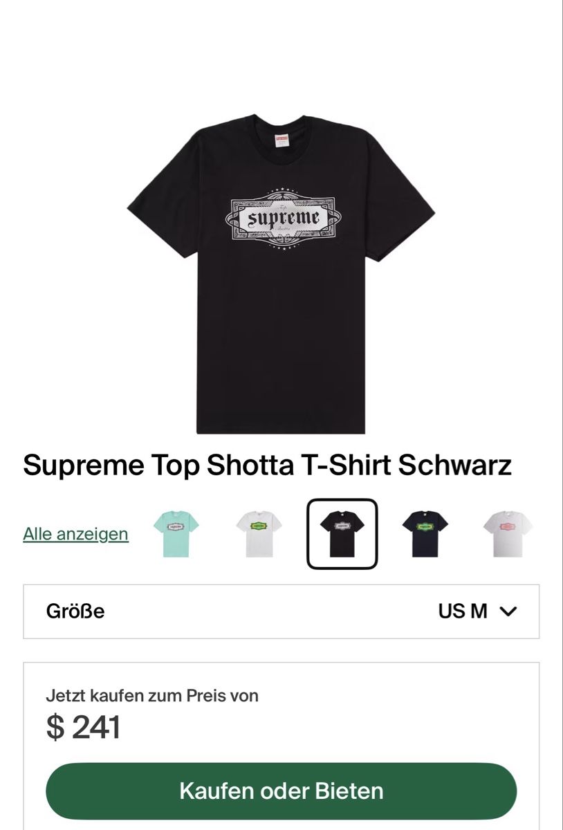 Supreme T-shirt: Supreme Top Shotta Shirt | SS22 – Usato da Bättwil venduto da Luc4.v1tn 3