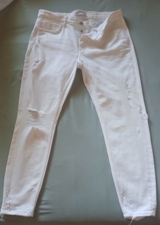 ZARA HERREN  JEANS GRÖSSE EU 36 WEISS