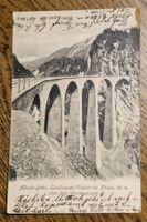 Albula-Bahn, Landwasser - Viadukt bei Filisur 1905