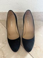 Navyboot schwarze Wildleder-Pumps