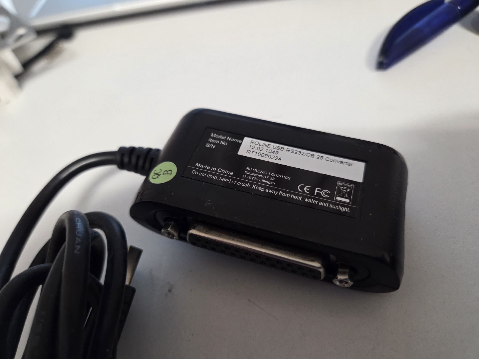 Convertitori: Roline Konverter USB / Parallel + Seriell Adapter – Nuovo (secondo la descrizione) da Zürich venduto da eymen20 3