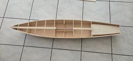 RC Segelschiff Tiller Sharpie Rohbau
