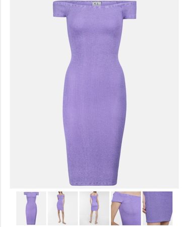Hunza G Kleid lila neu