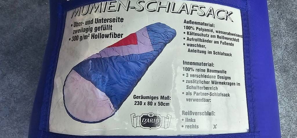 Sacchi a pelo: Mumienschlafsack – Usato da Herznach venduto da tel_c9y5 1